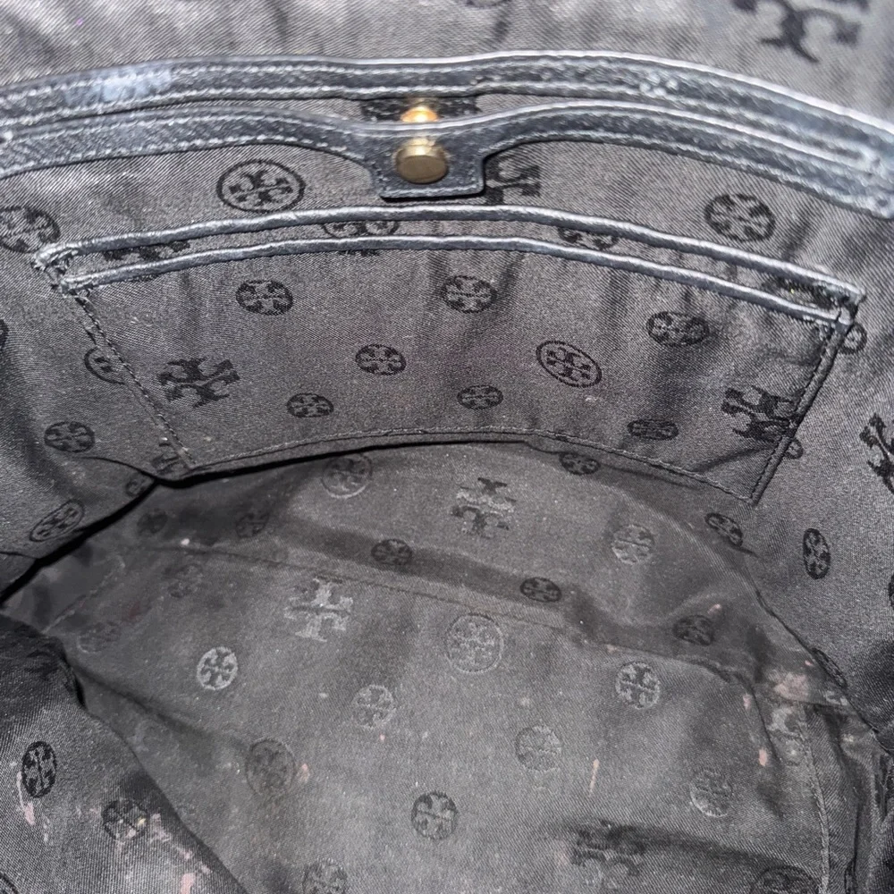 Tory Burch Black Tote with Tassel
